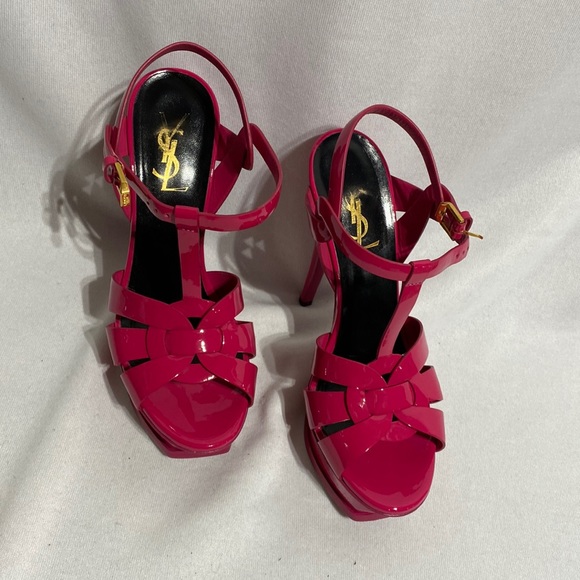 YSL - High Platform Tribute Sandal - Picture 1 of 9